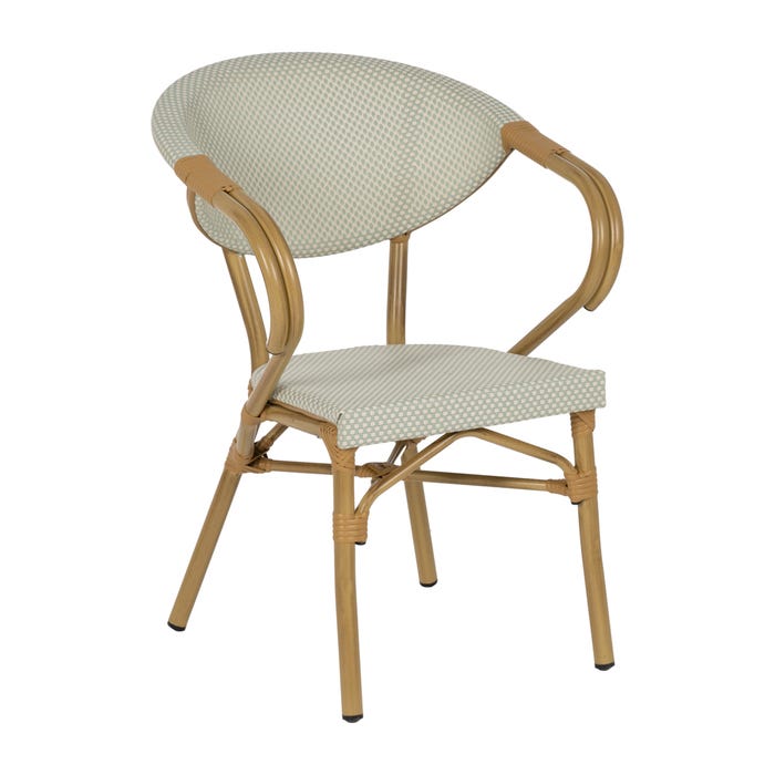Silla Aguamarina Aluminio-Textileno 57 X 58,50 X 82 Cm