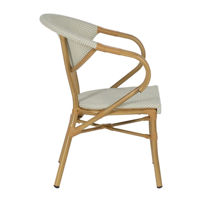 Silla Aguamarina Aluminio-Textileno 57 X 58,50 X 82 Cm