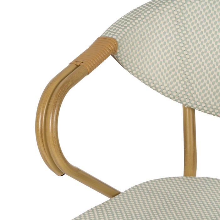 Silla Aguamarina Aluminio-Textileno 57 X 58,50 X 82 Cm