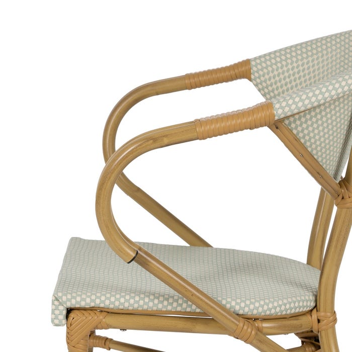 Silla Aguamarina Aluminio-Textileno 57 X 58,50 X 82 Cm