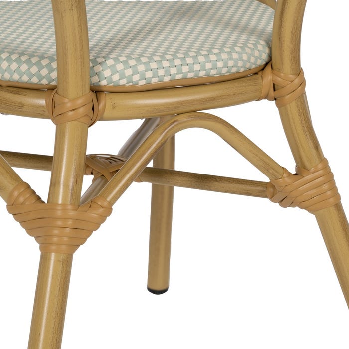 Silla Aguamarina Aluminio-Textileno 57 X 58,50 X 82 Cm