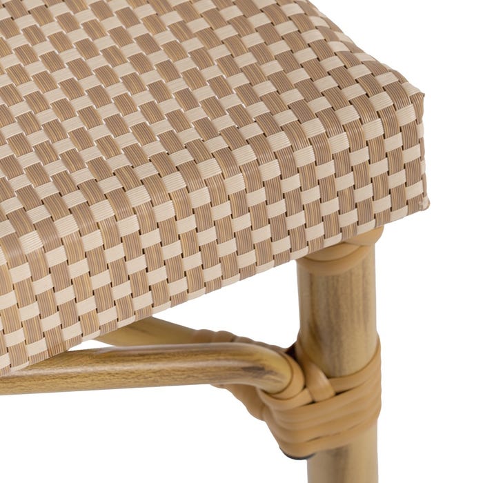 Silla Beige Aluminio-Textileno Exterior 50 X 54 X 85 Cm