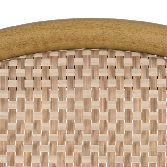 Silla Beige Aluminio-Textileno Exterior 50 X 54 X 85 Cm