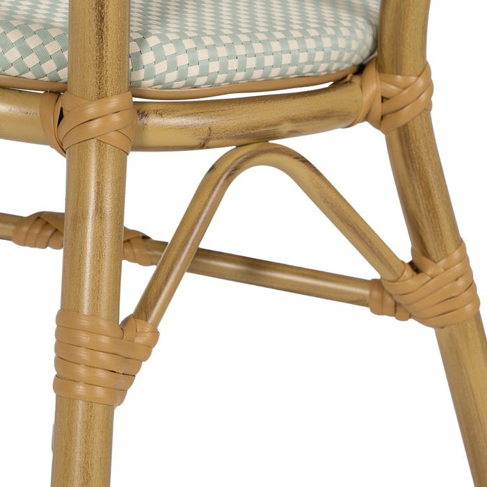 Silla Aguamarina Aluminio-Textileno 50 X 54 X 85 Cm