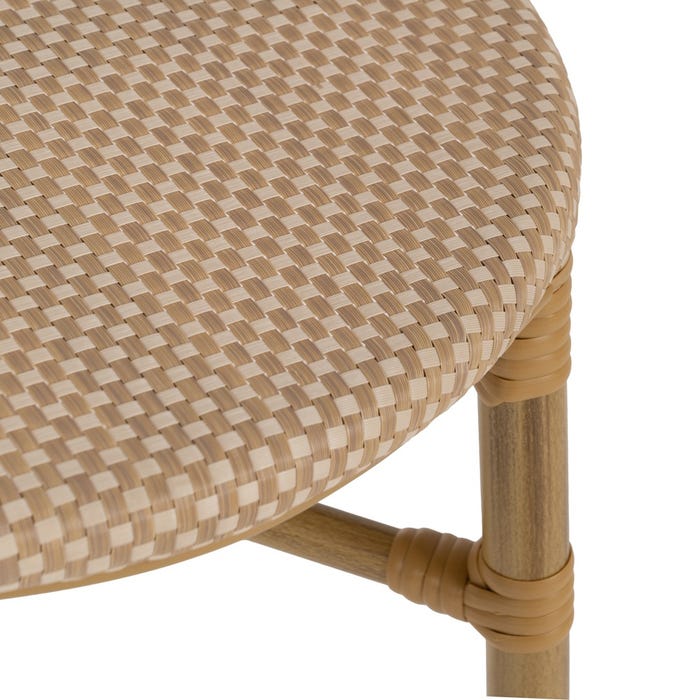 Silla Beige Aluminio-Textileno Exterior 47 X 60 X 79 Cm