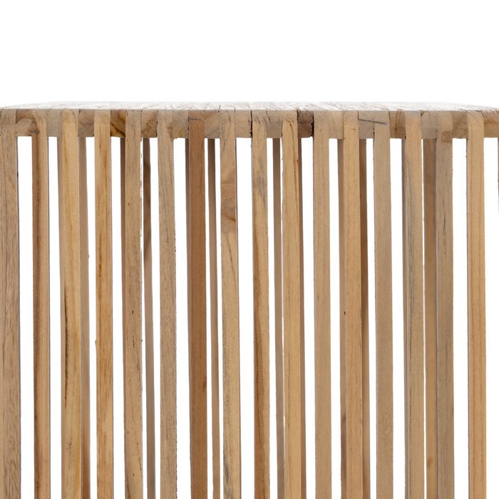 Natural Teak Wood Sideboard 55 x 30 x 86 cm