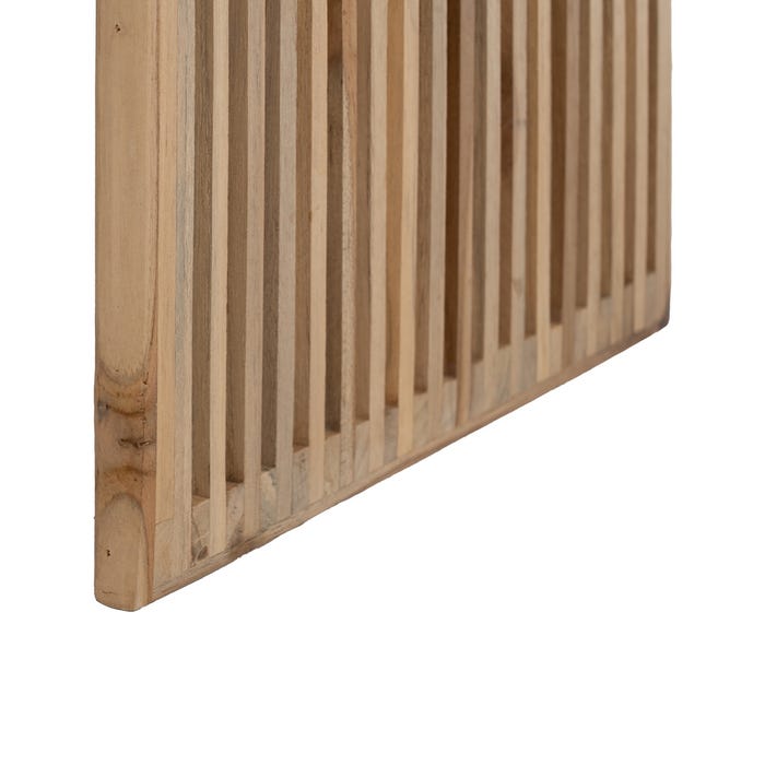 S/3 Mesa Auxiliar Natural Madera De Teca 65 X 30 X 66 Cm