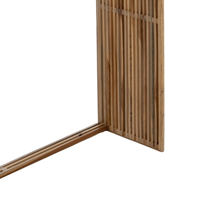 S/2 Consola Natural Madera De Teca 85 X 30 X 86 Cm