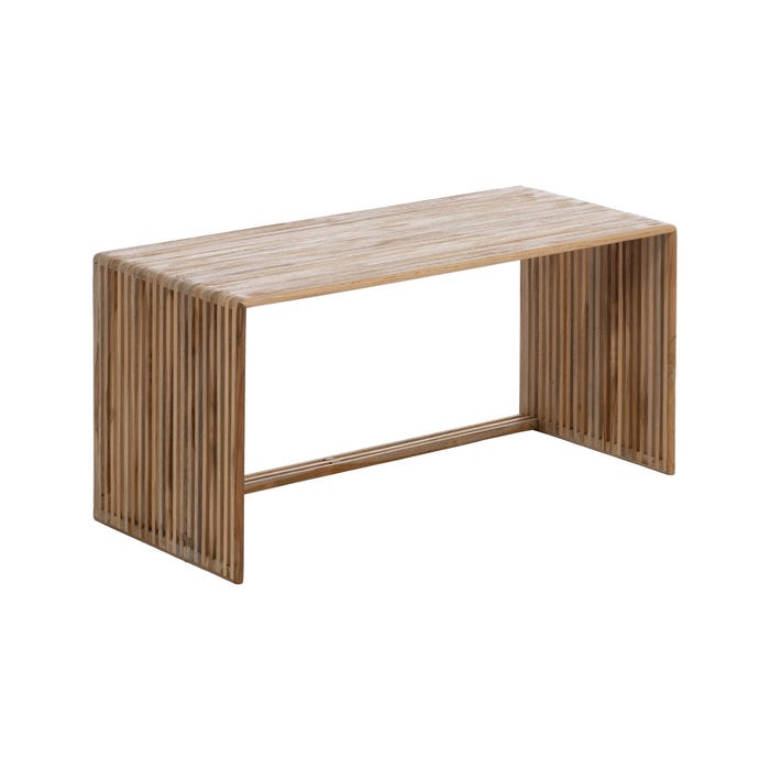 Mesa de Centro S/2 em Madeira Teca Natural 85 X 35 X 41 Cm
