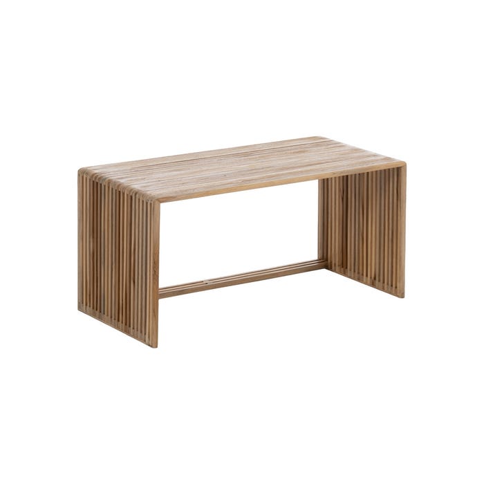 Mesa de Centro S/2 em Madeira Teca Natural 85 X 35 X 41 Cm