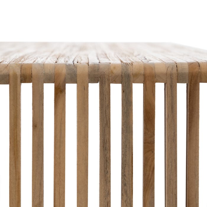 Mesa de Centro S/2 em Madeira Teca Natural 85 X 35 X 41 Cm