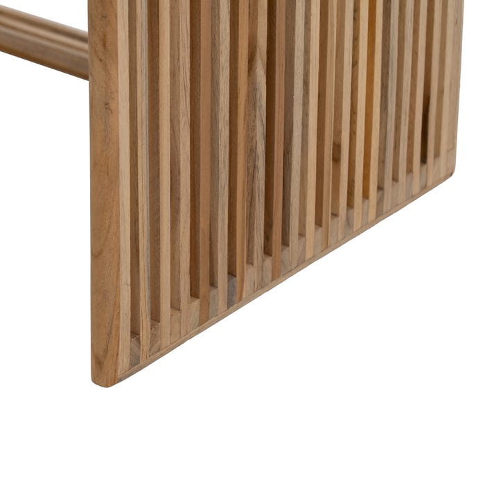 S/2 Mesa Centro Natural Madera De Teca 85 X 35 X 41 Cm