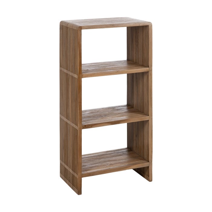 Estantería Natural Madera De Teca Salón 54 X 35 X 116 Cm