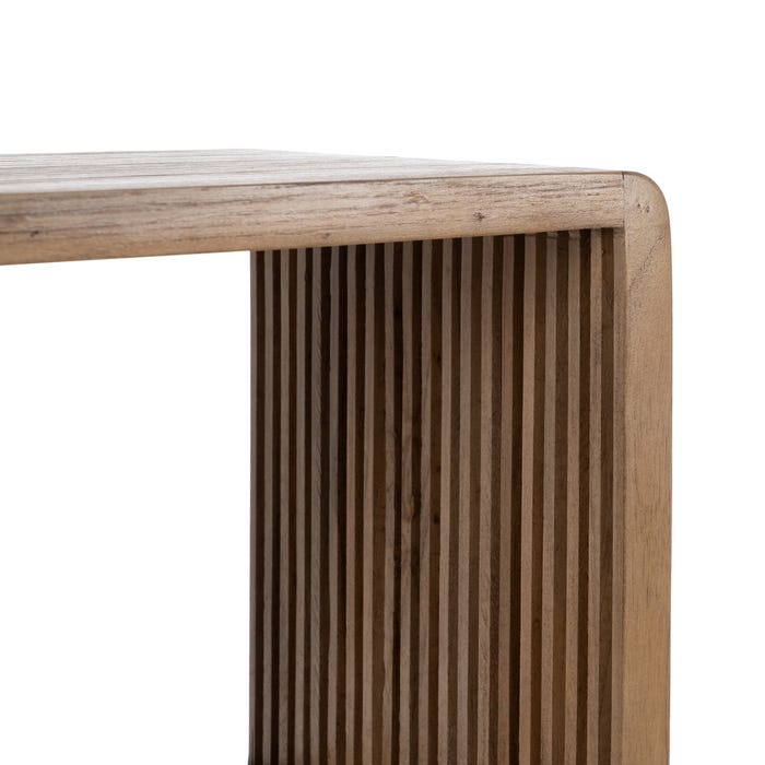 Estantería Natural Madera De Teca Salón 54 X 35 X 116 Cm