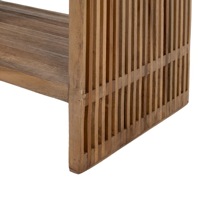 Estantería Natural Madera De Teca Salón 54 X 35 X 116 Cm