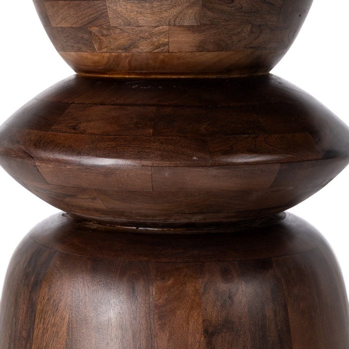 Mesa de Jantar Mármore/Madeira Sala de Estar 120 X 120 X 76 Cm