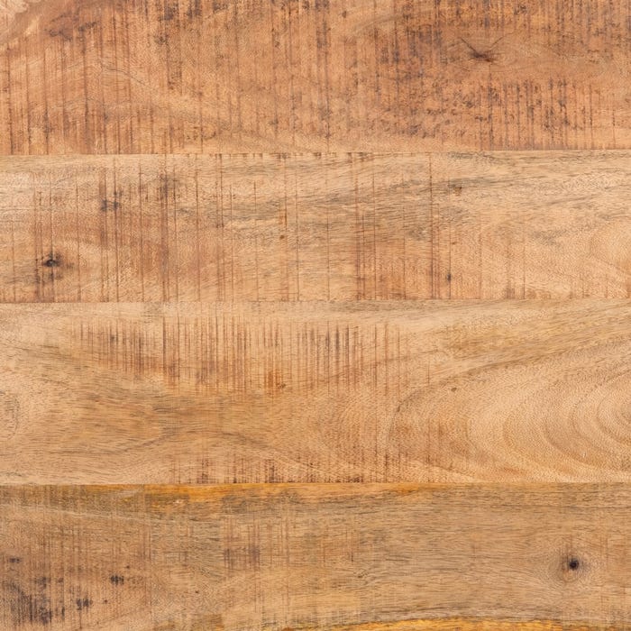 Escritorio Marrón-Negro Madera-Metal 120 X 50 X 77 Cm