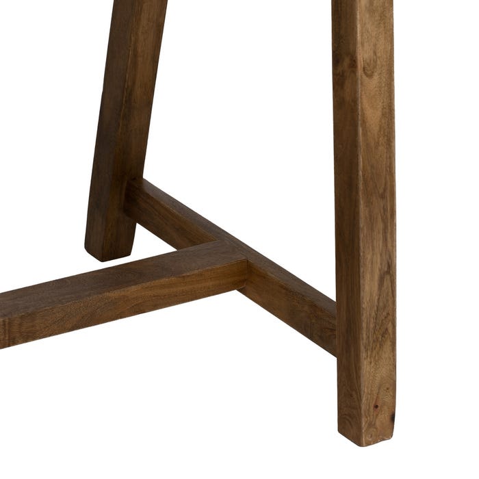 Escritorio Natural Madera De Mango 125 X 60 X 75 Cm