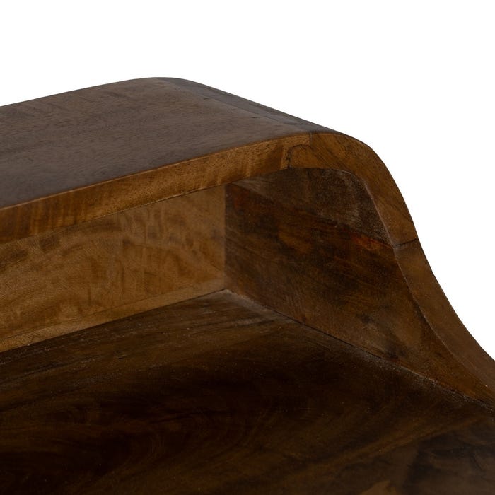 Escritorio Natural Madera De Mango 122 X 62 X 90 Cm