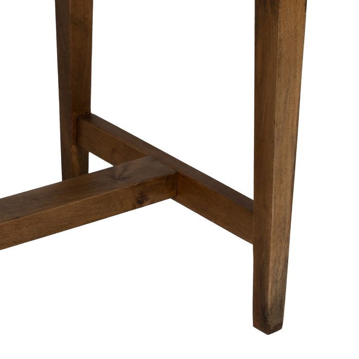 Escritorio Natural Madera De Mango 122 X 62 X 90 Cm