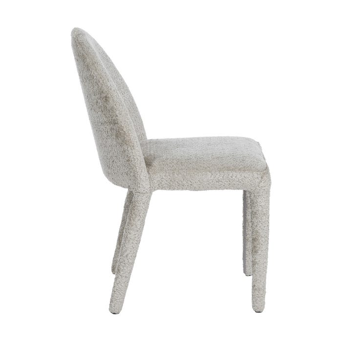 Silla Beige Tejido-Metal 47 X 61,50 X 85 Cm