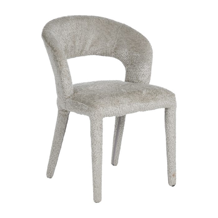 Silla Beige Tejido-Metal 55 X 60 X 80 Cm