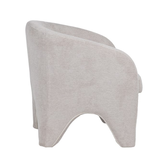 Beige Fabric Living Room Armchair 74 X 73 X 75 Cm