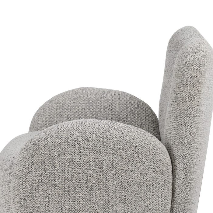 Marbled Fabric Living Room Armchair 78 x 76 x 80 cm