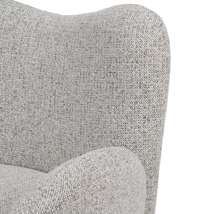 Marbled Fabric Living Room Armchair 78 x 76 x 80 cm