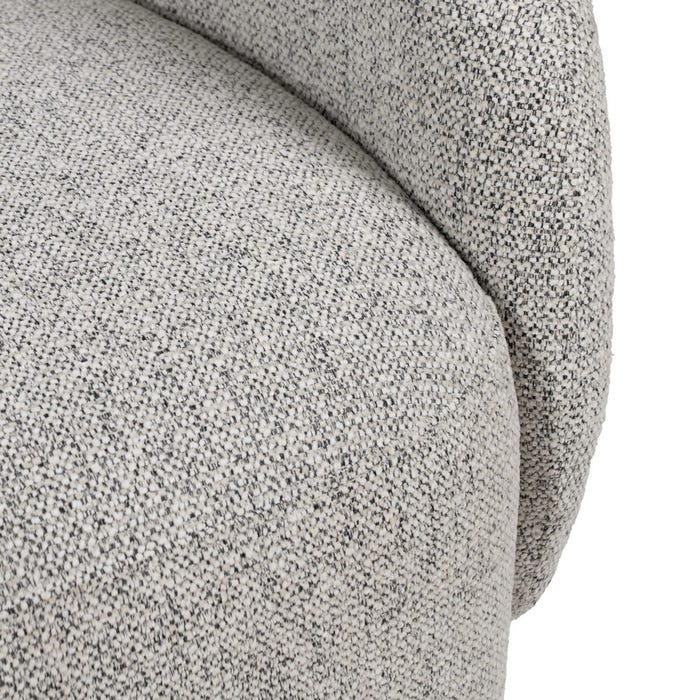 Marbled Fabric Living Room Armchair 78 x 76 x 80 cm