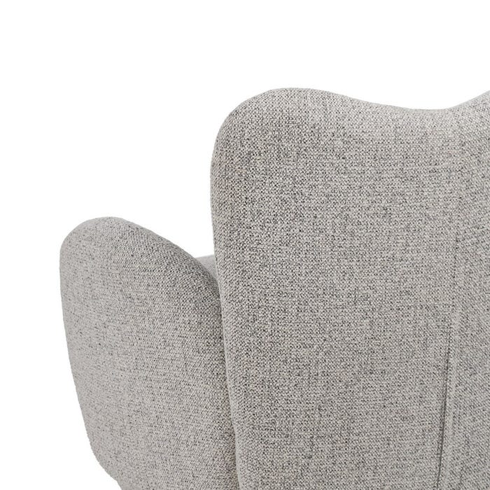 Marbled Fabric Living Room Armchair 78 x 76 x 80 cm