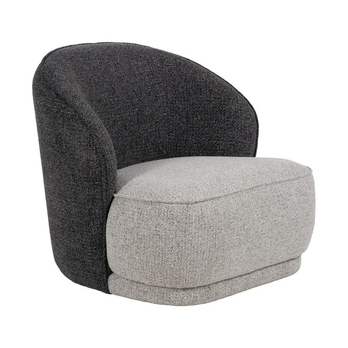 Sillón Bicolor Tejido Salón 78 X 81 X 74 Cm
