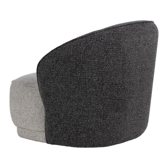 Two-tone Fabric Living Room Armchair 78 x 81 x 74 cm