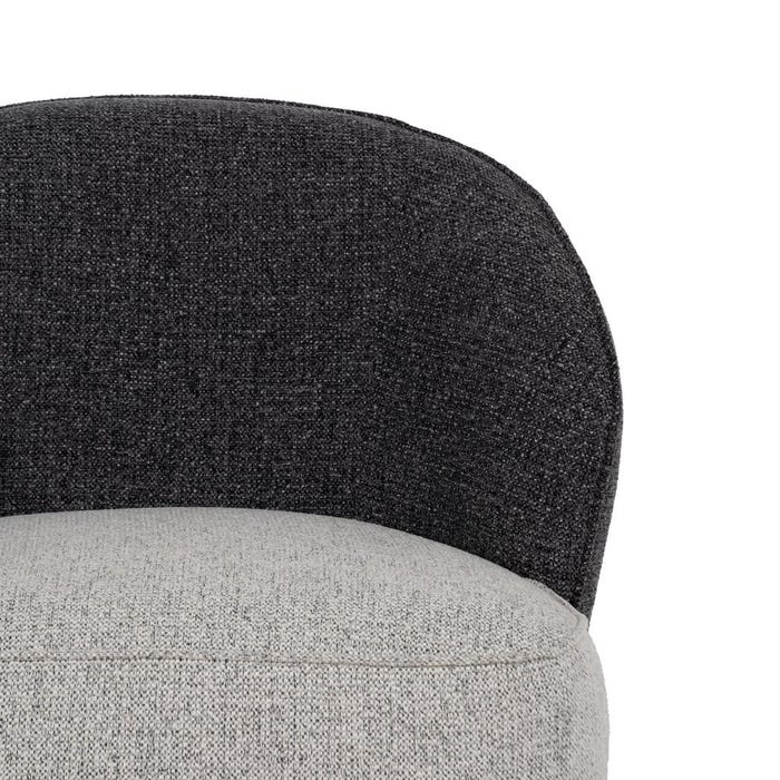 Two-tone Fabric Living Room Armchair 78 x 81 x 74 cm