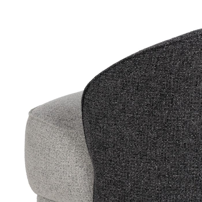 Two-tone Fabric Living Room Armchair 78 x 81 x 74 cm