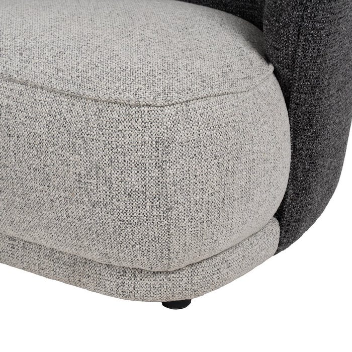 Two-tone Fabric Living Room Armchair 78 x 81 x 74 cm