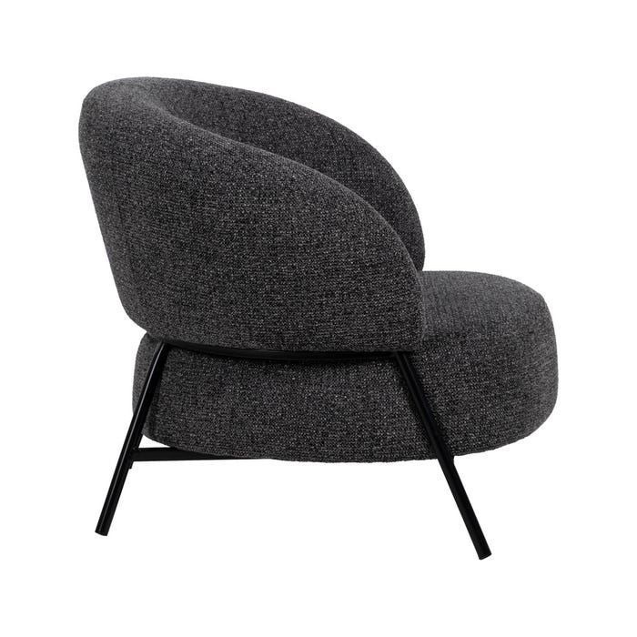Sillón Jaspeado Tejido-Metal Salón 85 X 81 X 73 Cm