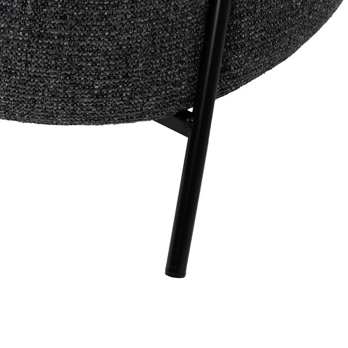 Sillón Jaspeado Tejido-Metal Salón 85 X 81 X 73 Cm