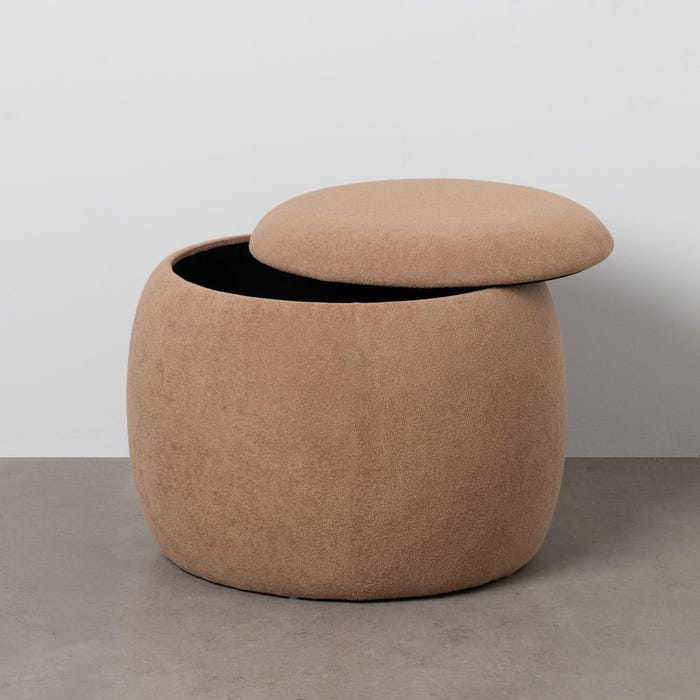 Puf Baúl Taupe Dm-Tejido 55 X 55 X 43 Cm