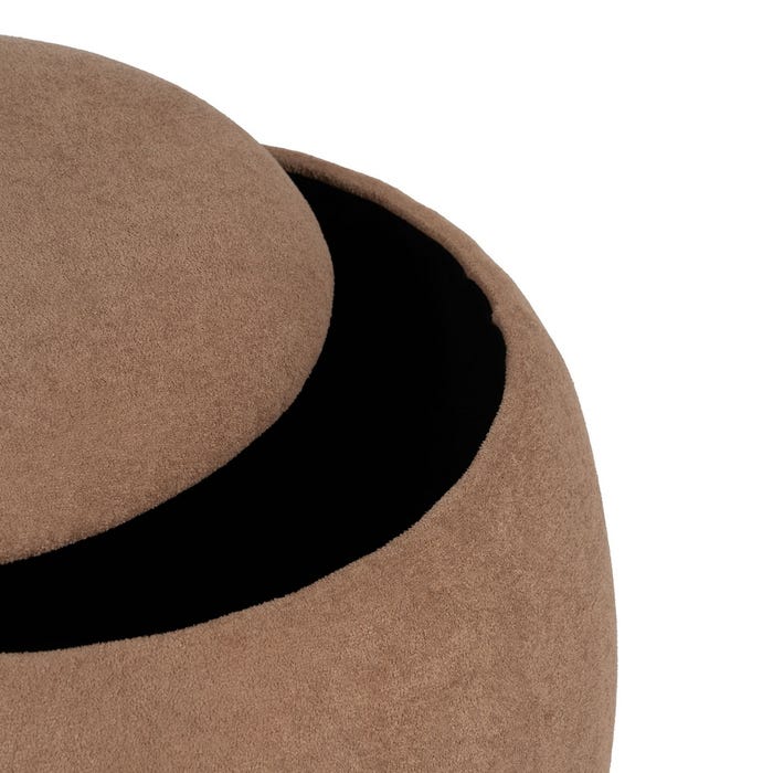 Puf Baúl Taupe Dm-Tejido 55 X 55 X 43 Cm