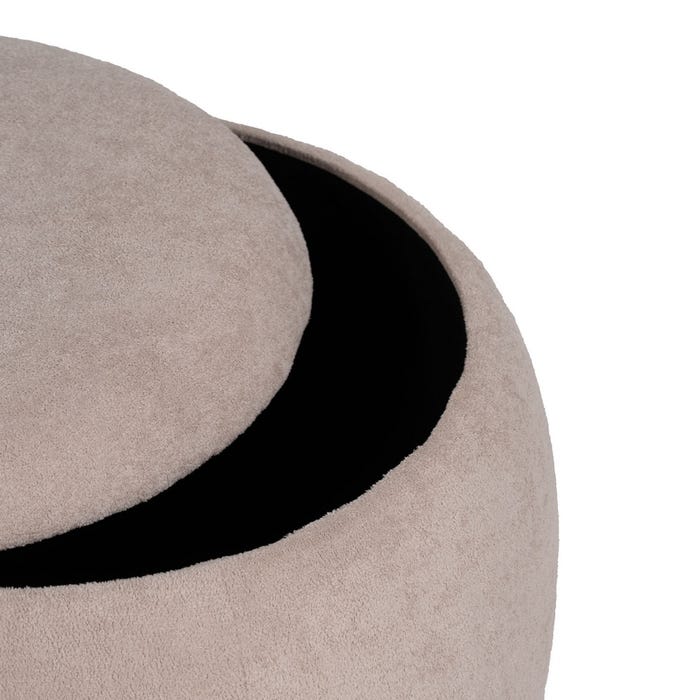 Puf Baúl Beige Dm-Tejido 55 X 55 X 43 Cm