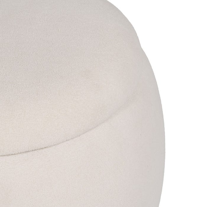 Puf Baúl Crema Dm-Tejido 55 X 55 X 43 Cm