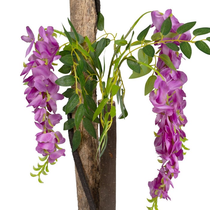 Planta Glicinia Rosa Artificial Jardín 75 X 75 X 170 Cm