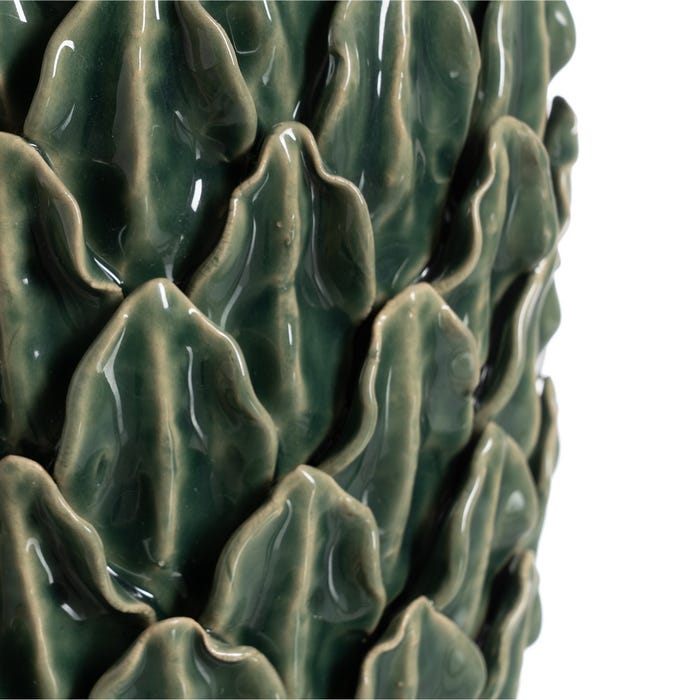 Green Leaves Ceramic Table Lamp 40 x 40 x 60 cm