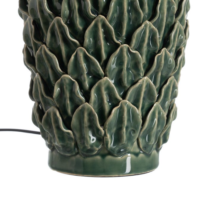 Green Leaves Ceramic Table Lamp 40 x 40 x 60 cm