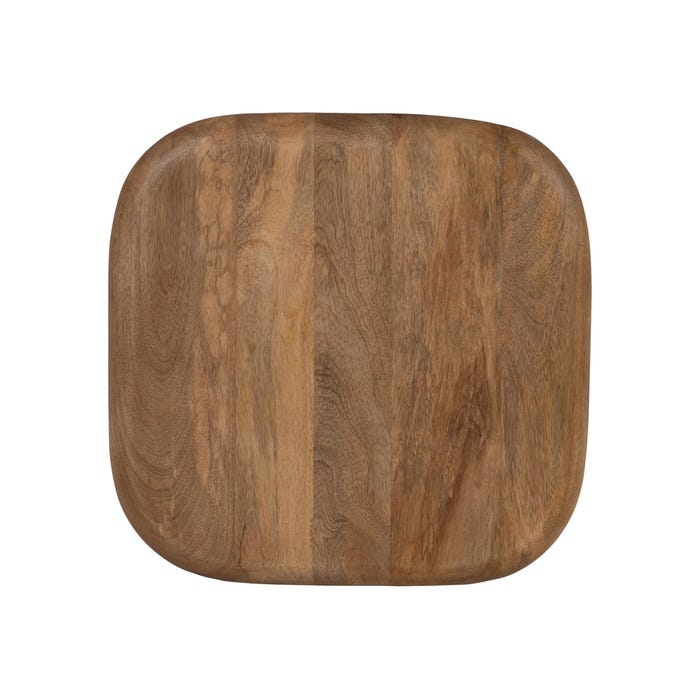 S/2 Mesa Auxiliar Madera-Metal Salón 50 X 50 X 52 Cm