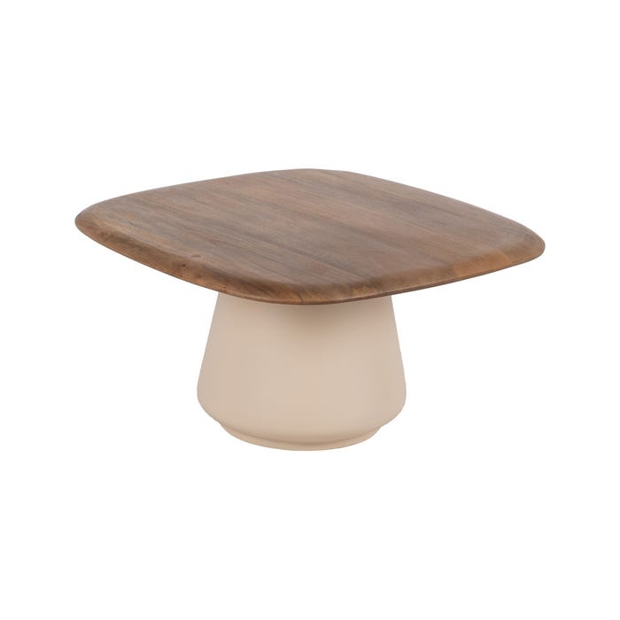 S/2 Mesa Centro Madera-Metal Salón 90 X 90 X 40 Cm