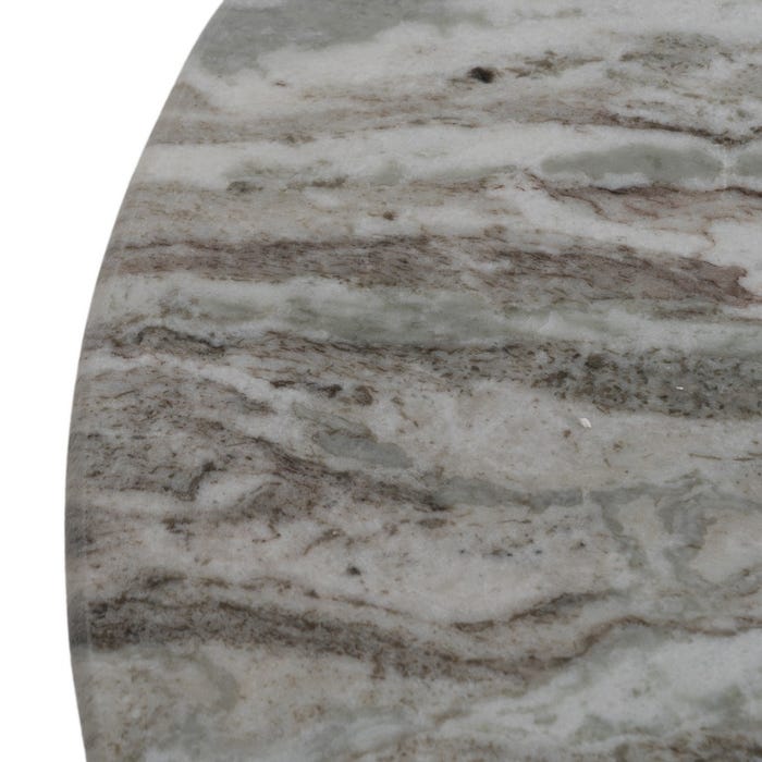 S/2 Mesa Centro Metal-Mármol Salón 100 X 100 X 38 Cm