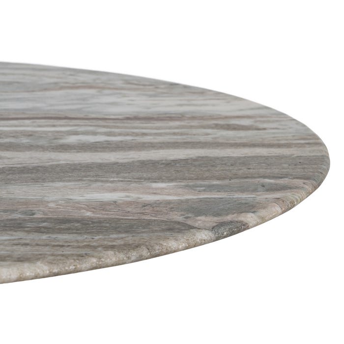 S/2 Mesa Centro Metal-Mármol Salón 100 X 100 X 38 Cm