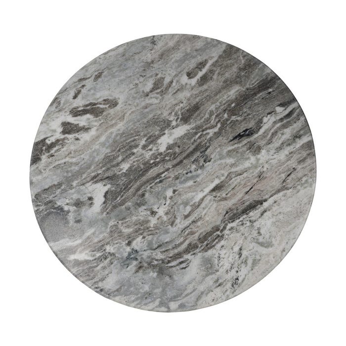 S/2 Mesa Centro Metal-Mármol Salón 100 X 100 X 38 Cm